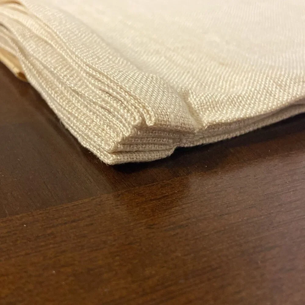 Vtg Soviet Union Linen Napkins NOS NWT USSR Hand Made Cross Stitch Embroidered